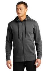 New Era ® Tri-Blend Fleece Full-Zip Hoodie - Black Heather - XS